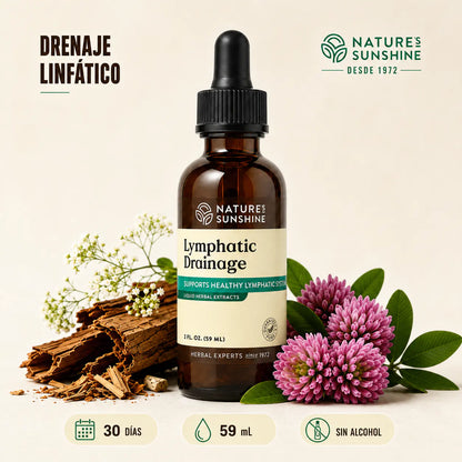 Drenaje Linfático Nature’s Sunshine | Menos Retención de Líquidos, menos Hinchazón y Siéntete Más Ligera