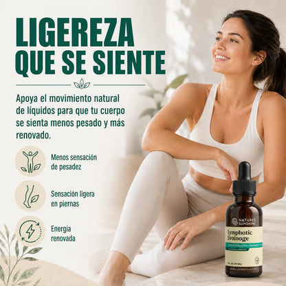 Drenaje Linfático Nature’s Sunshine | Menos Retención de Líquidos, menos Hinchazón y Siéntete Más Ligera