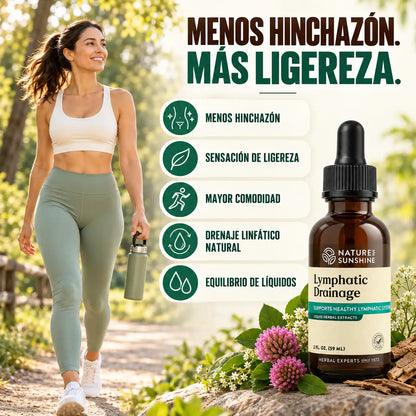 Drenaje Linfático Nature’s Sunshine | Menos Retención de Líquidos, menos Hinchazón y Siéntete Más Ligera