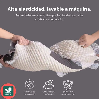 DELUXE ERGONOMIC PLUS | Almohada Ortopédica 3d Con Alineación Cervical Perfecta